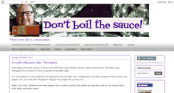 Desktop Screenshot of dontboilthesauce.com